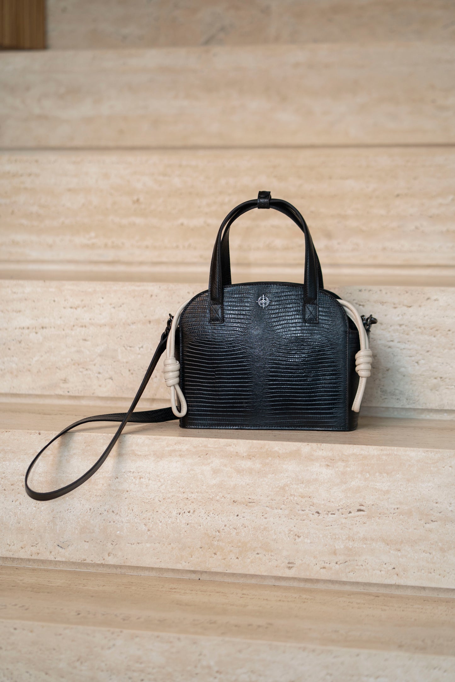 Bolsa Fiorella Lezard Eclipse / Nevoa