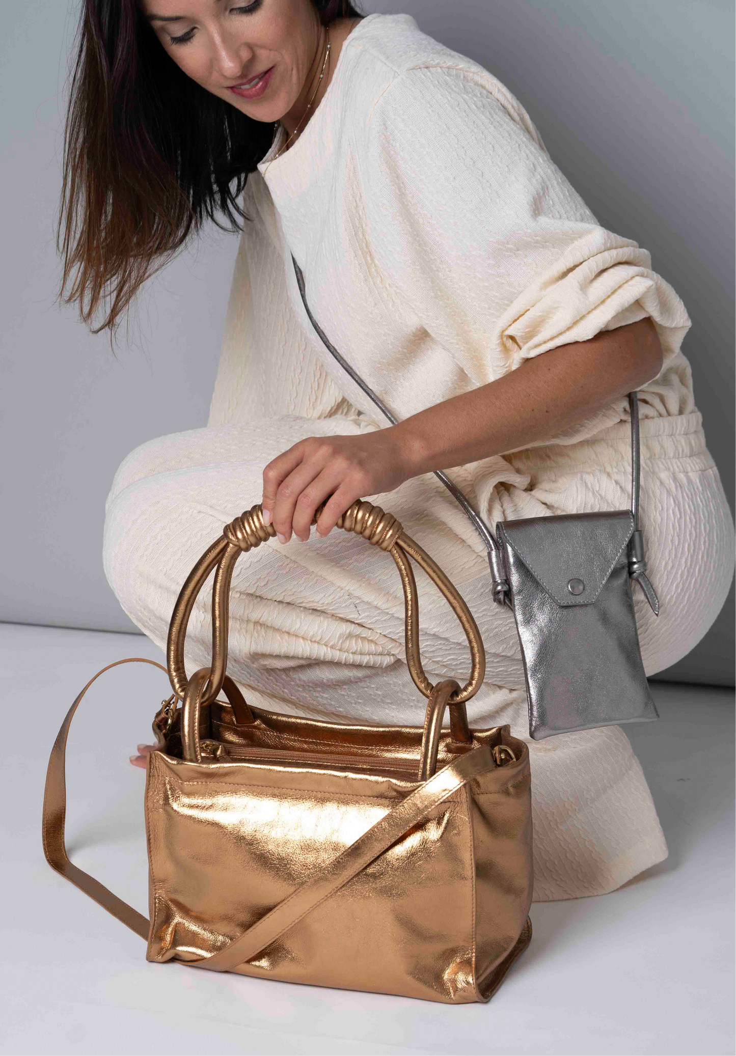 Porta Celular Rimini Metalizado Grafite