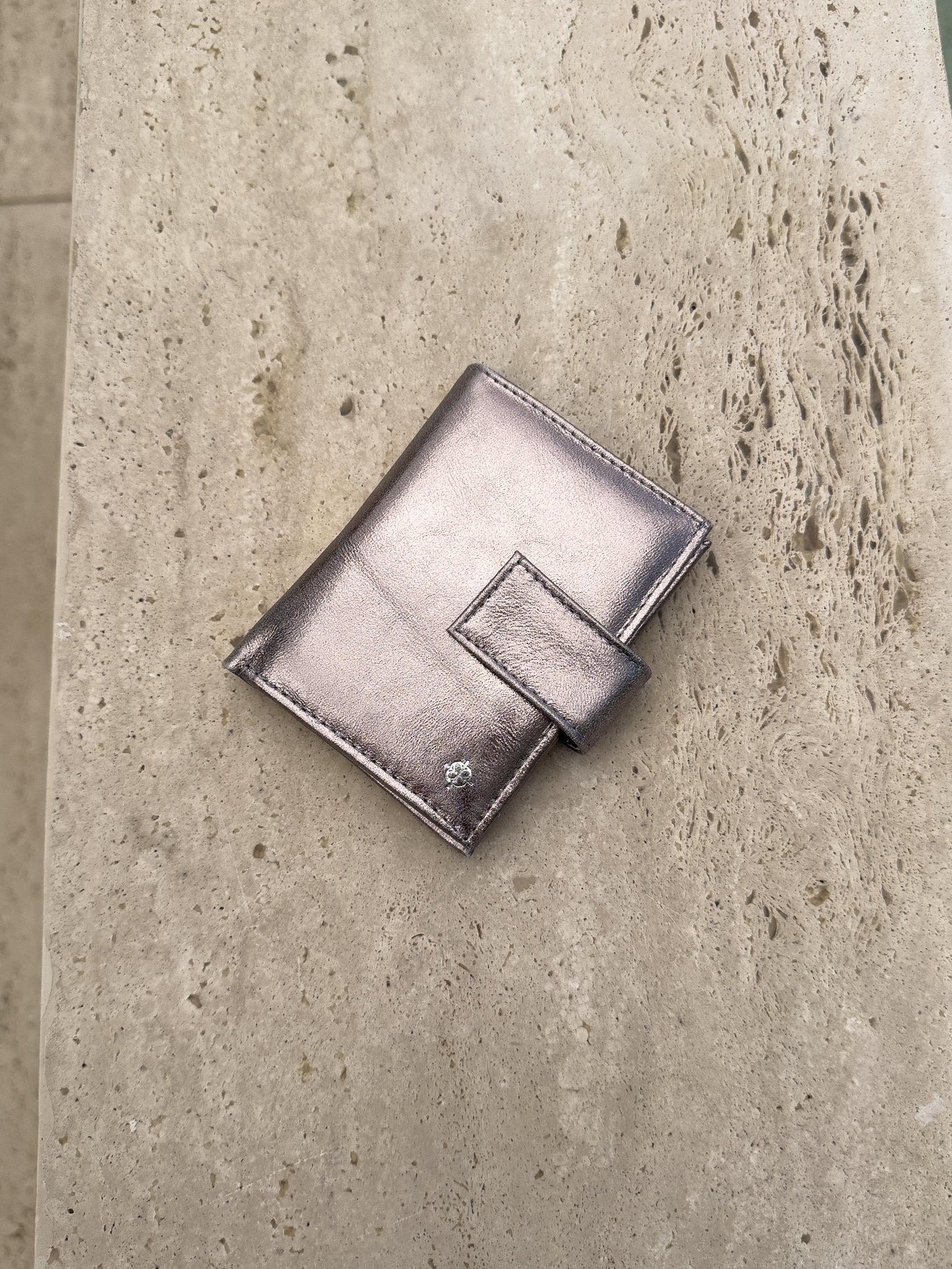 Carteira Firenze Metalizado Grafite / Sereno