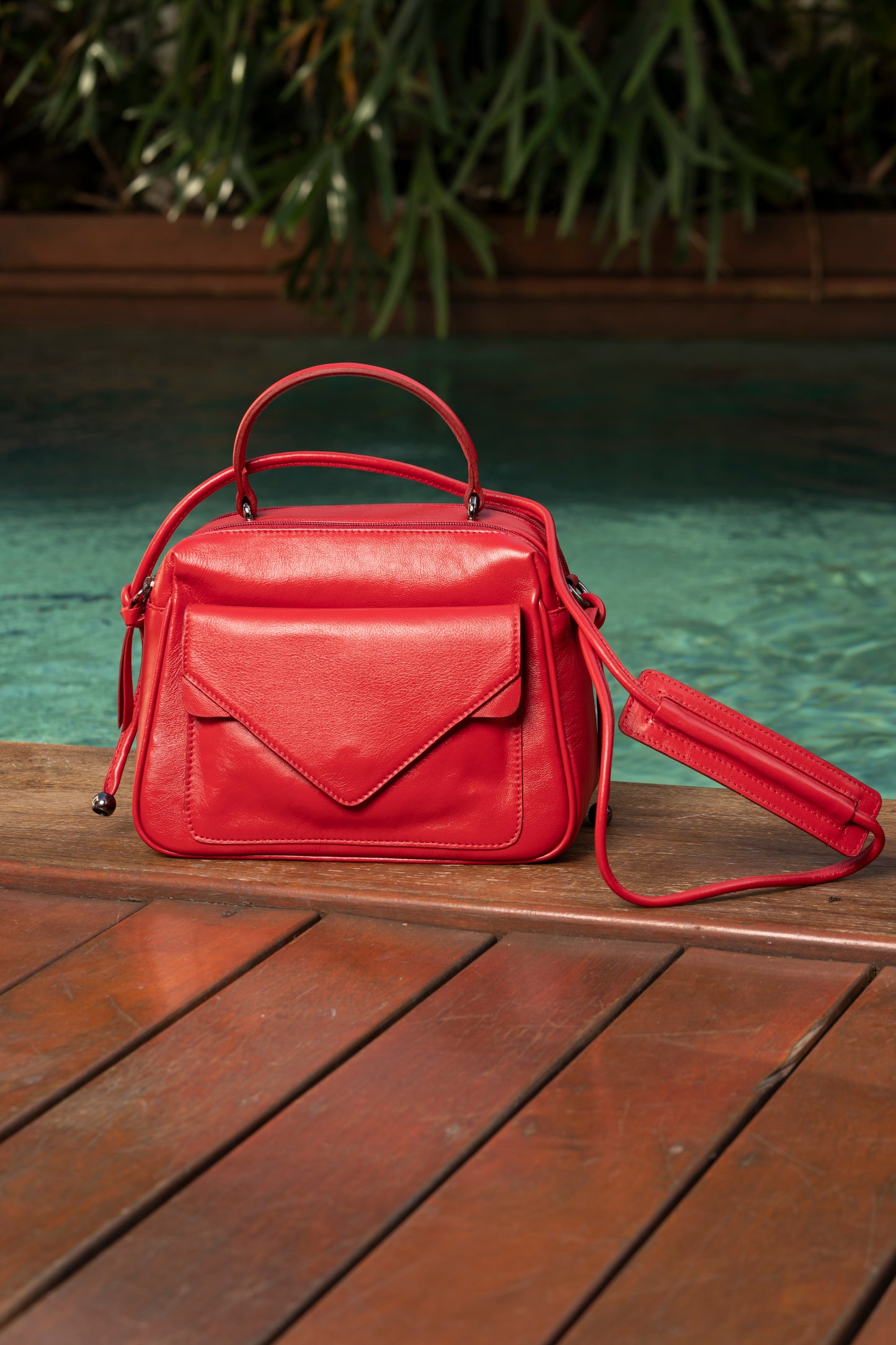 Anna Medium Bag Red