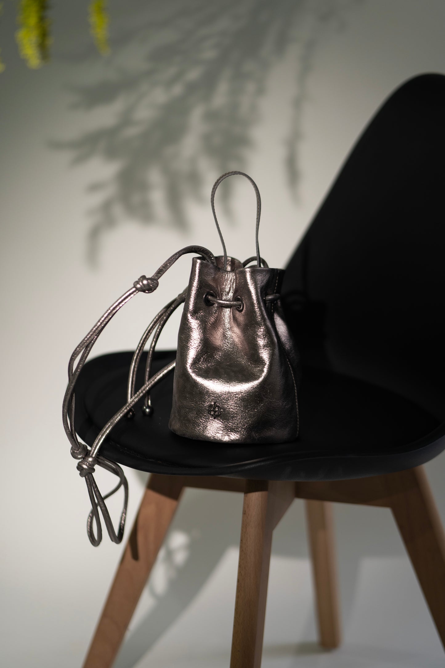 Graphite Metallic Paola Bag