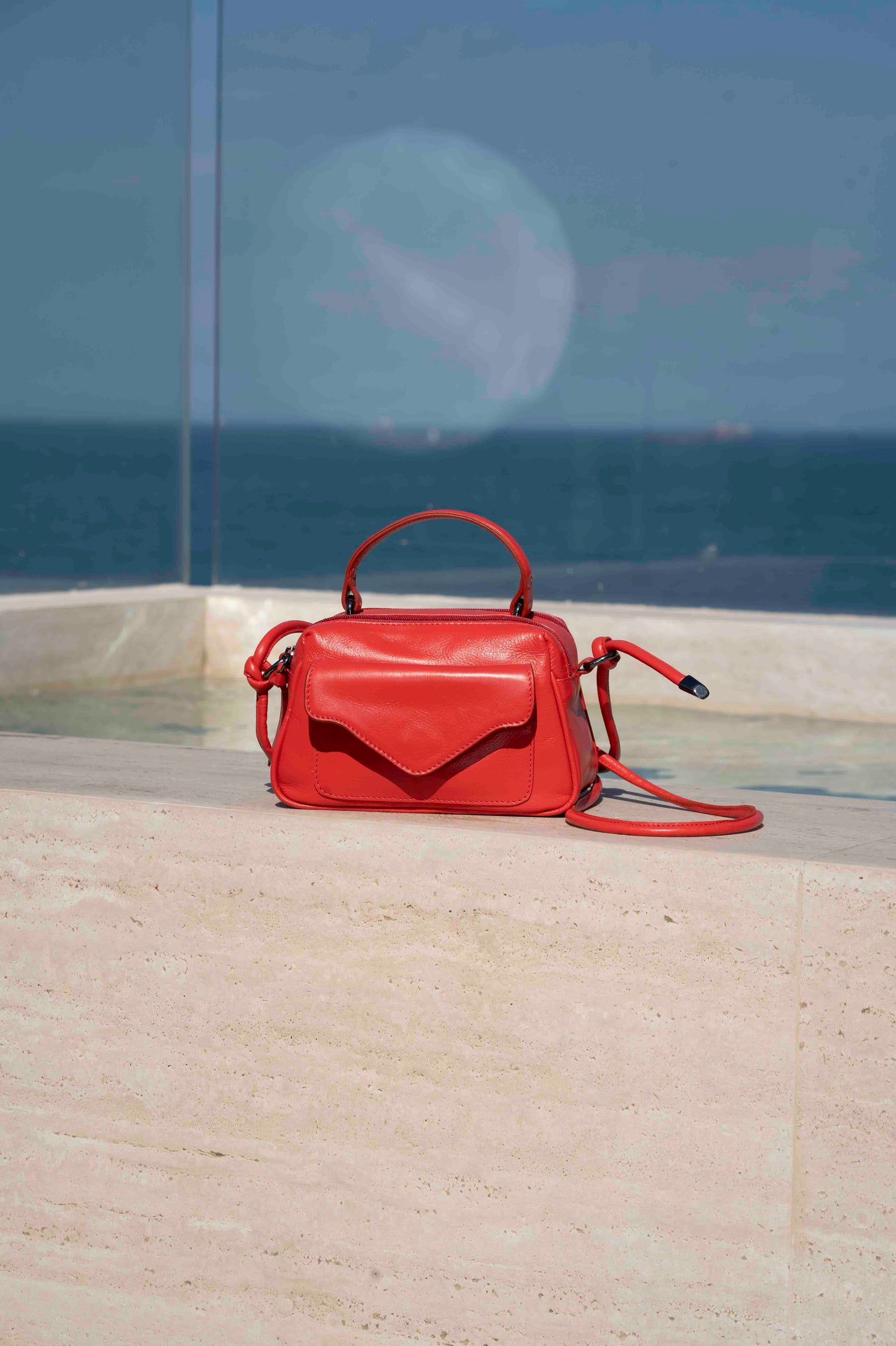 Bolsa Anninha Vermelho Rubra