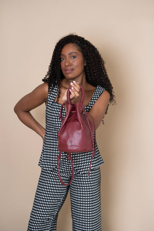 Bolsa Eleonora Vermelho Oxido