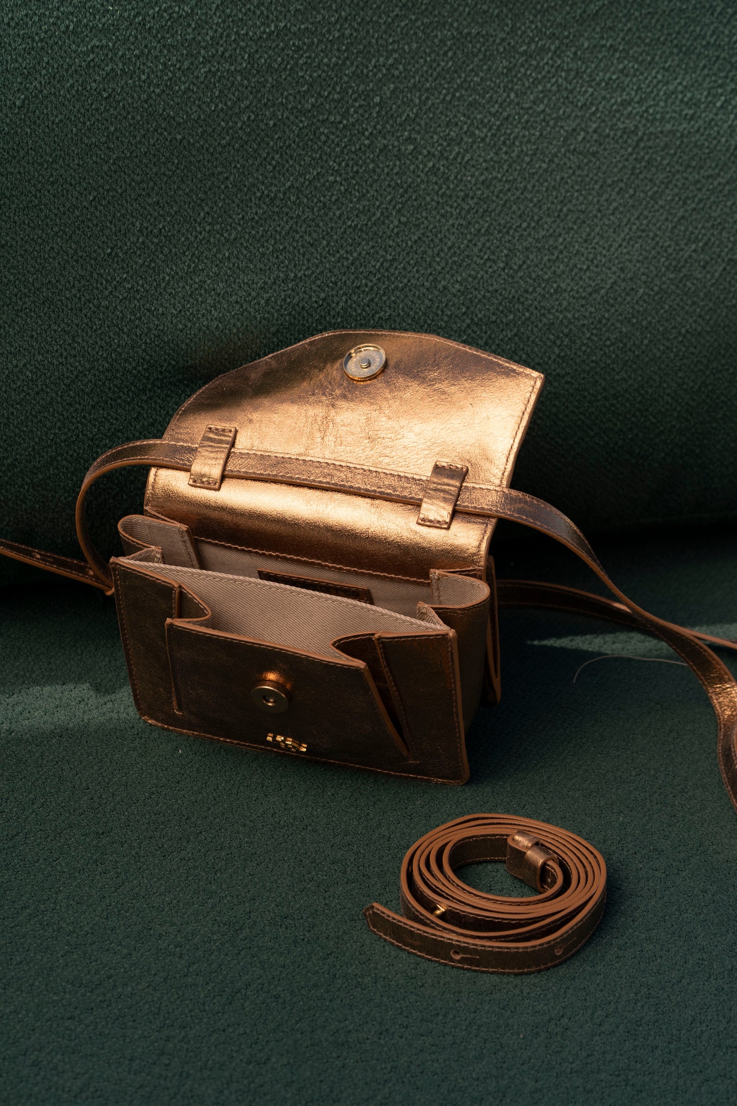 Bolsa Serena Metalizado Bronze