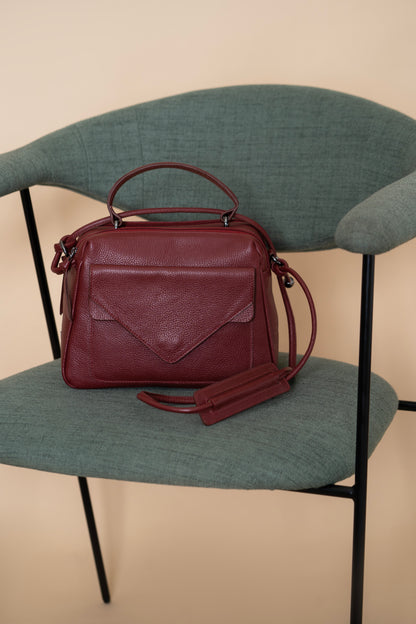 Bolsa Média Anna Vermelho Óxido
