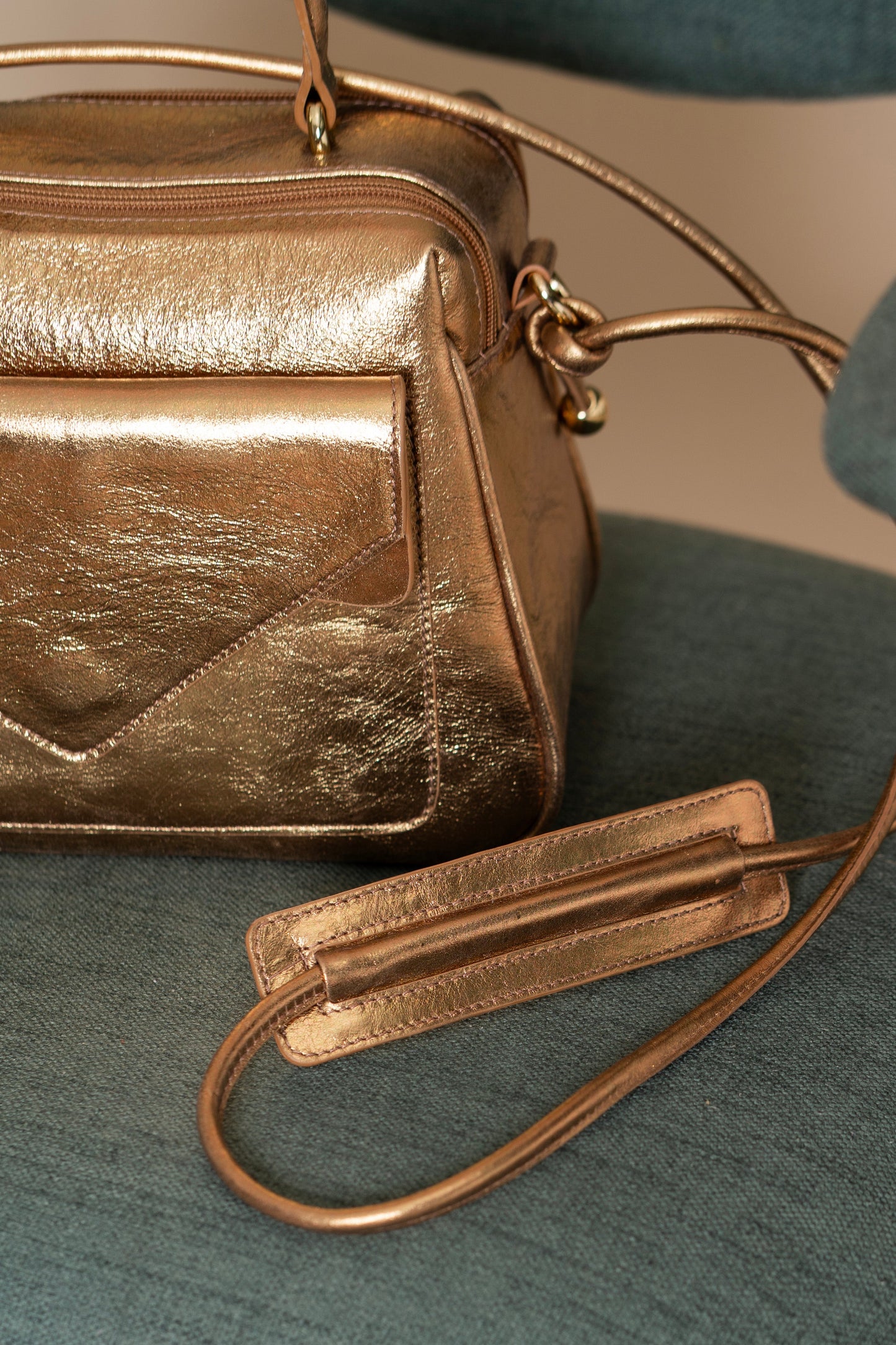 Anna Medium Bag Metallic Bronze