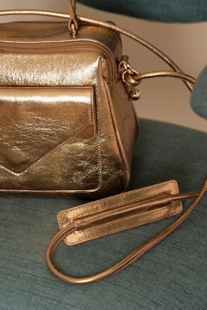 Anna Medium Bag Metallic Bronze
