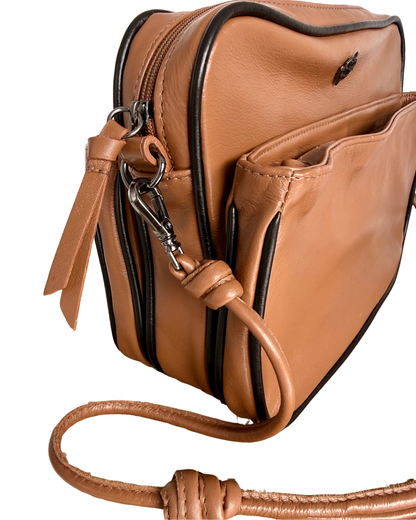 Bolsa Donatella Camello / Nero