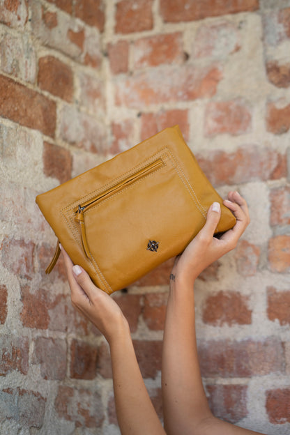 Bolsa Cristina Ocre