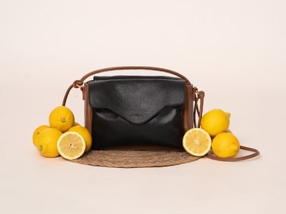 Bolsa Bellina Camel / Nero