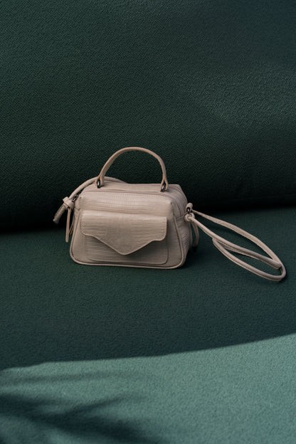 Bolsa Anninha Lezard Nevoa