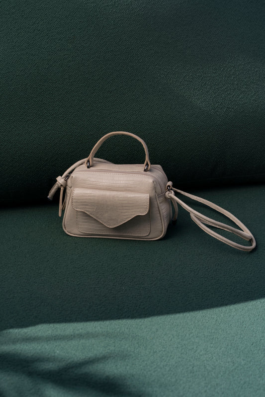 Bolsa Anninha Lezard Nevoa