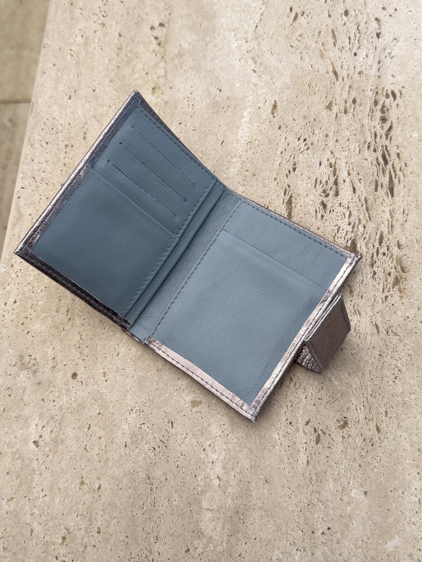 Carteira Firenze Metalizado Grafite / Sereno
