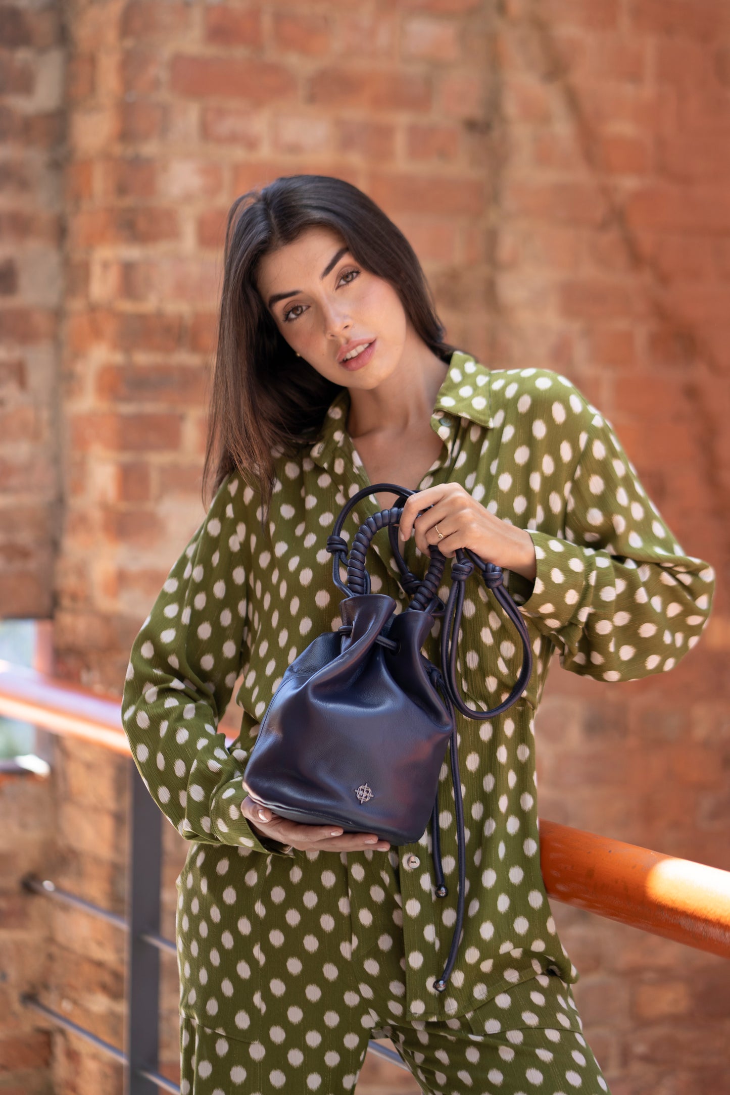 Bolsa Eleonora Azul Profundo