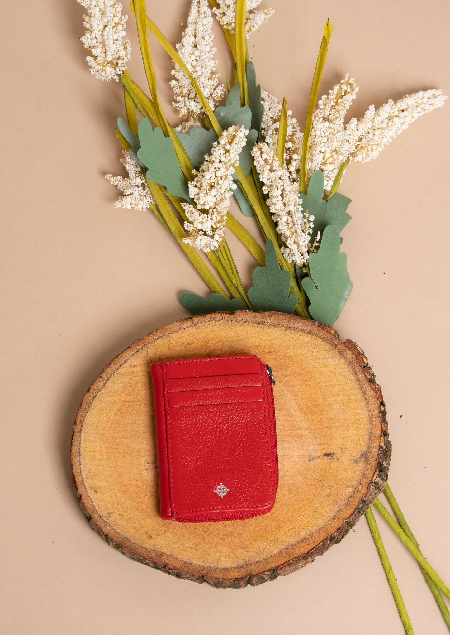 Siena Red Card Holder