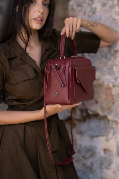 Bolsa Média Anna Vermelho Óxido