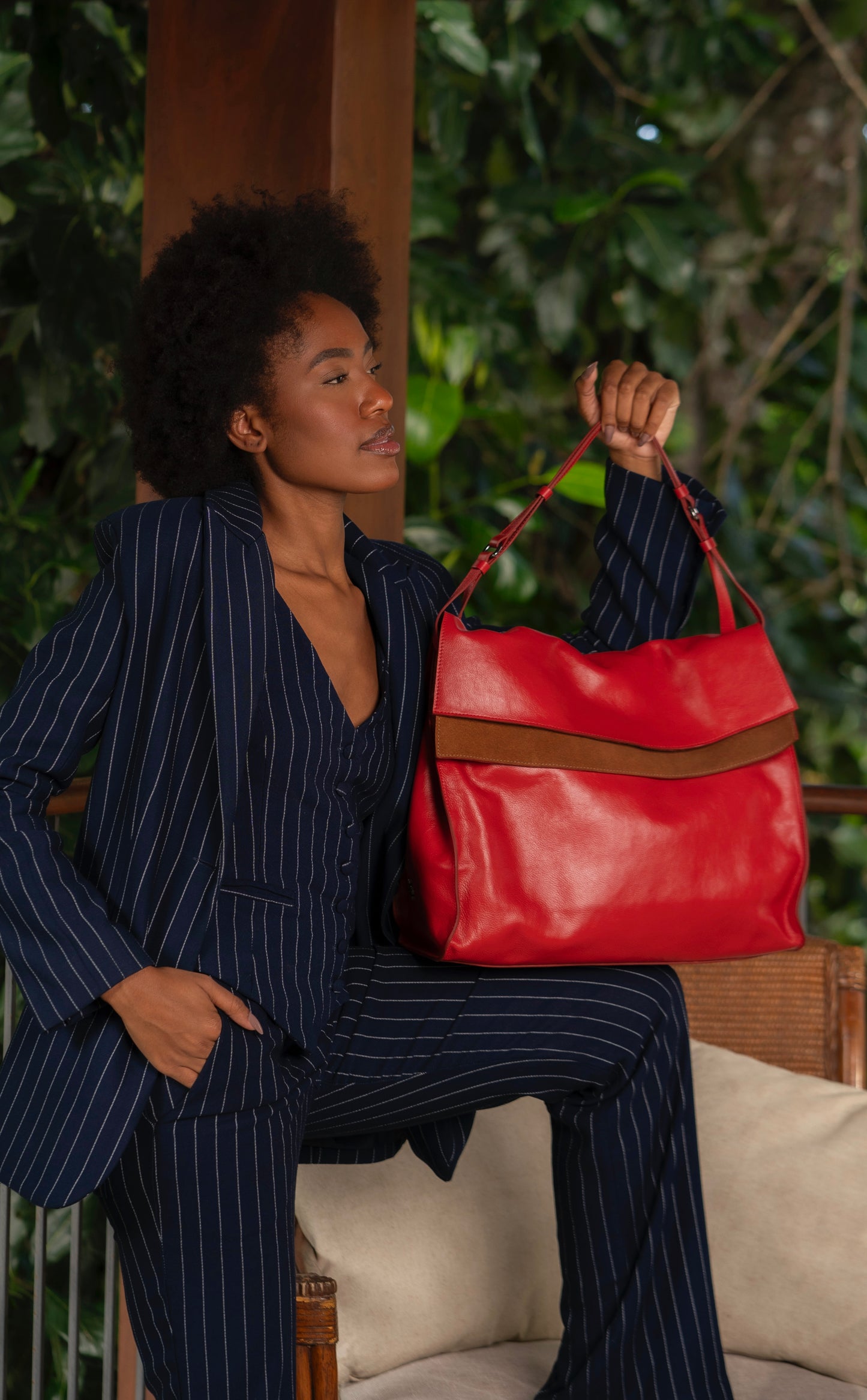 Carmela Bag Red/Brown