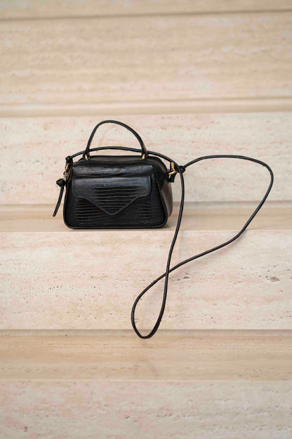 Bolsa Anninha Lezard Preto
