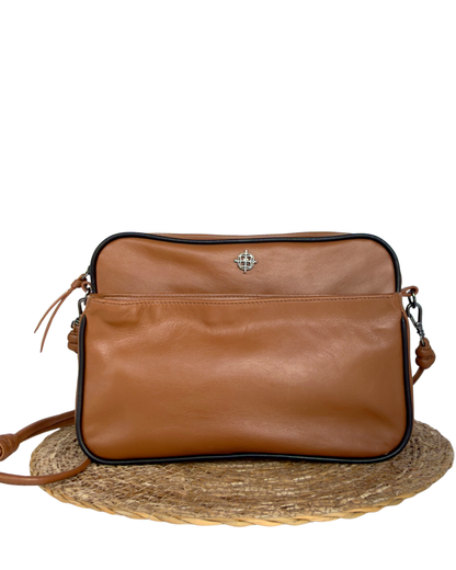 Bolsa Donatella Camello / Nero
