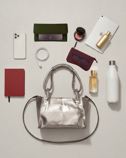 Bolsa Beatrice Metalizado Bronze