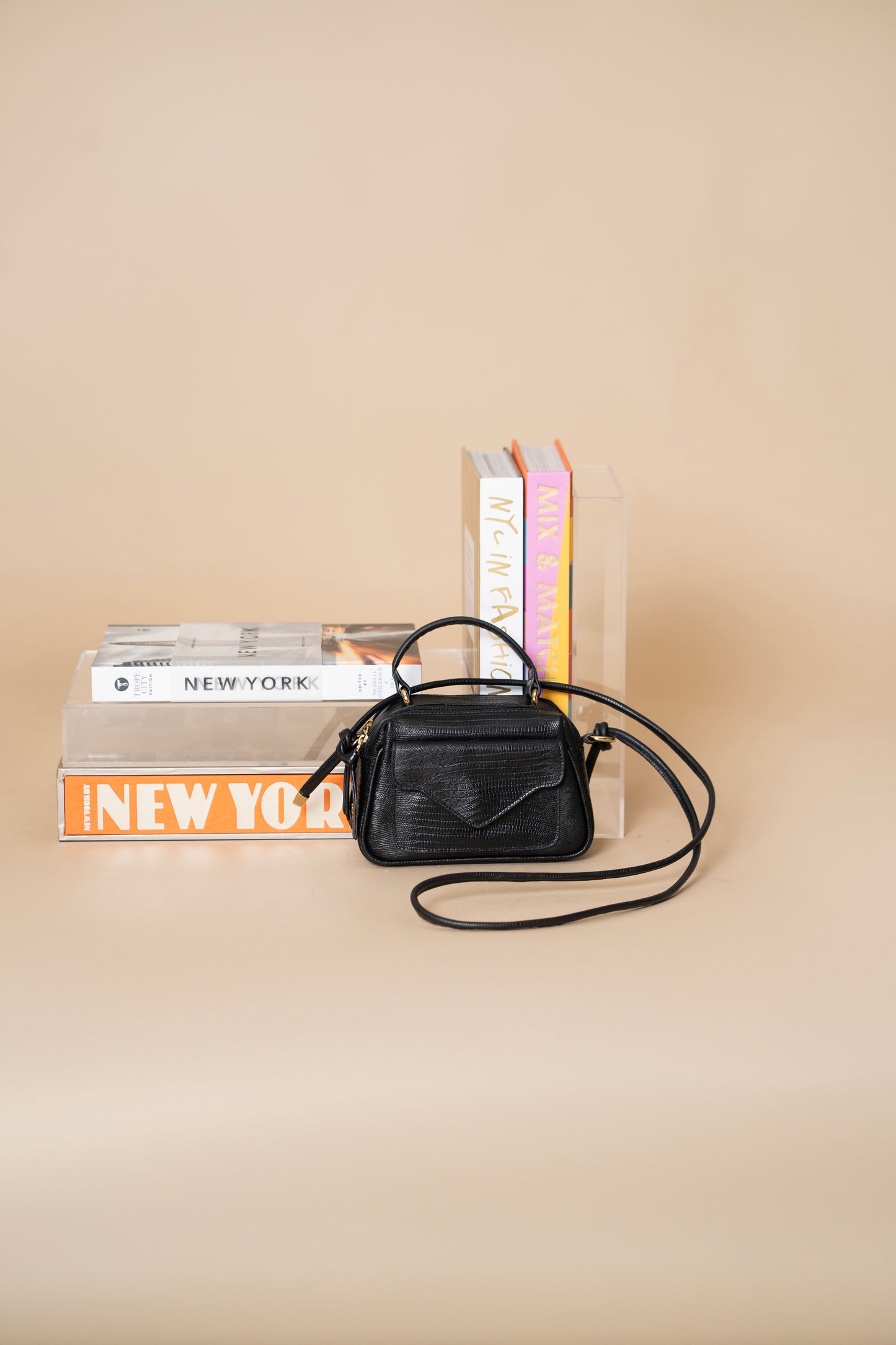 Bolsa Anninha Lezard Preto
