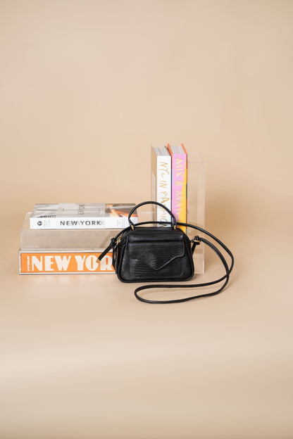 Bolsa Anninha Lezard Preto