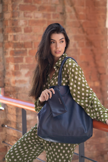 Bolsa Sara Azul Profundo