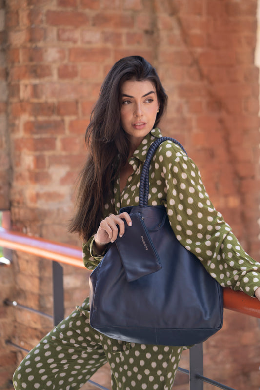 Bolsa Sara Azul Profundo