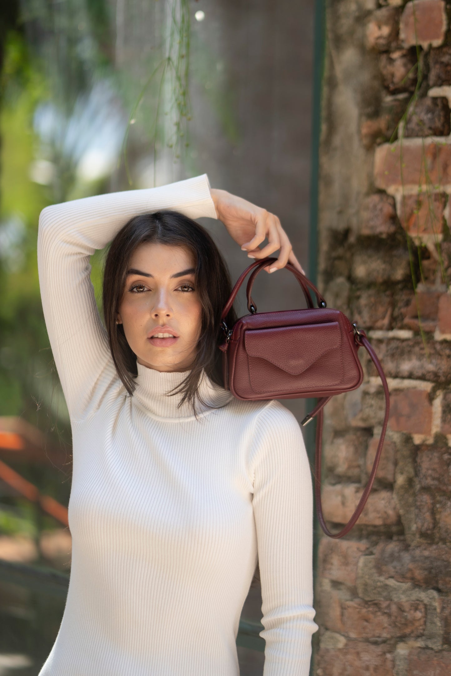 Bolsa Anninha Vermelho Óxido