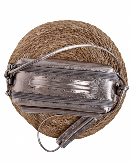 Anna Medium Bag Metallic Graphite