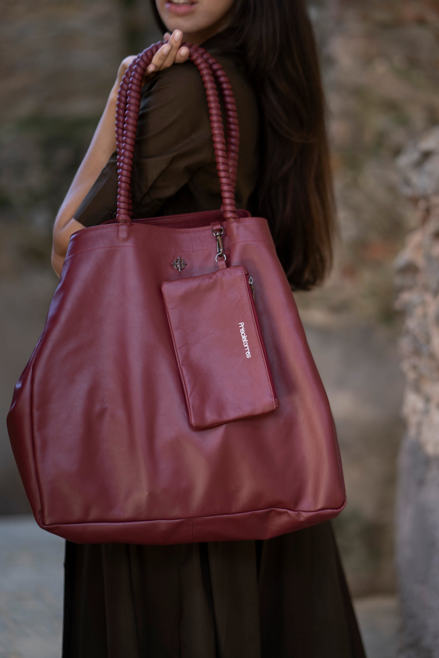 Bolsa Sara Vermelho Óxido