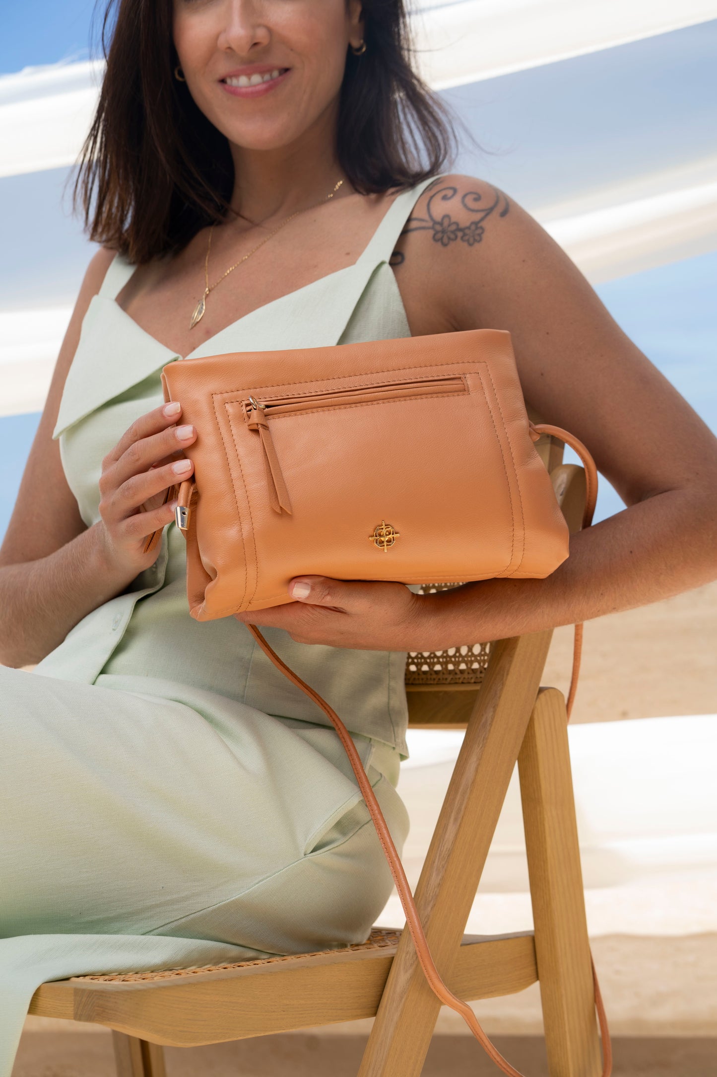 Bolsa Cristina Nude Solara