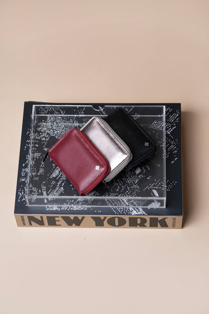 Carteira Cinqueterre Vermelho Óxido / Azul Profundo