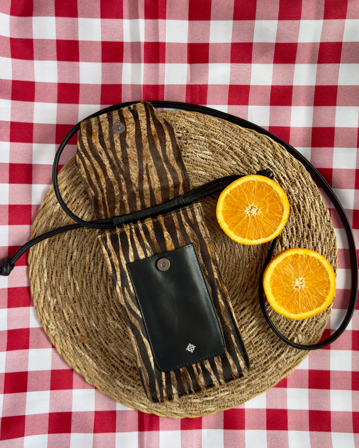 Mini Bag Riccione Pelo Zebra / Nero