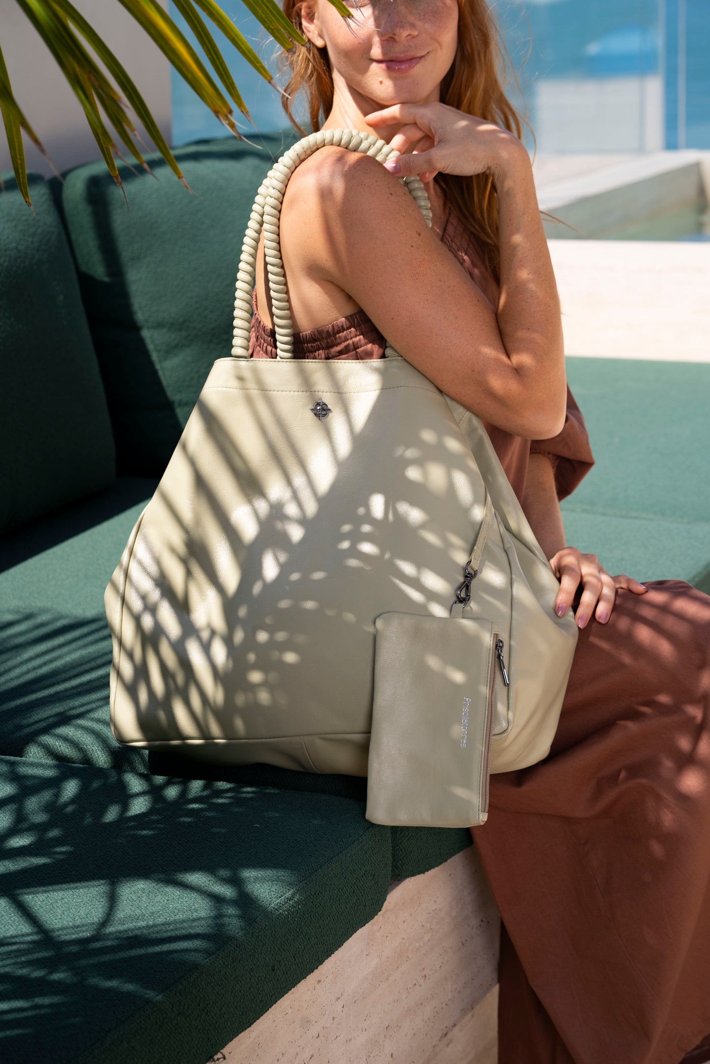 Bolsa Sara Verde Folha