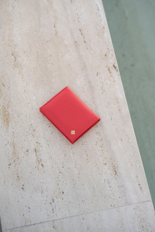 Porta Cartão Palermo Vermelho Rubra