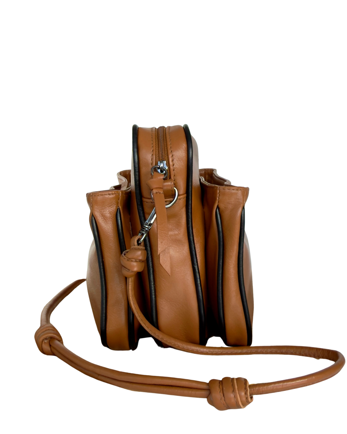 Bolsa Donatella Camello / Nero