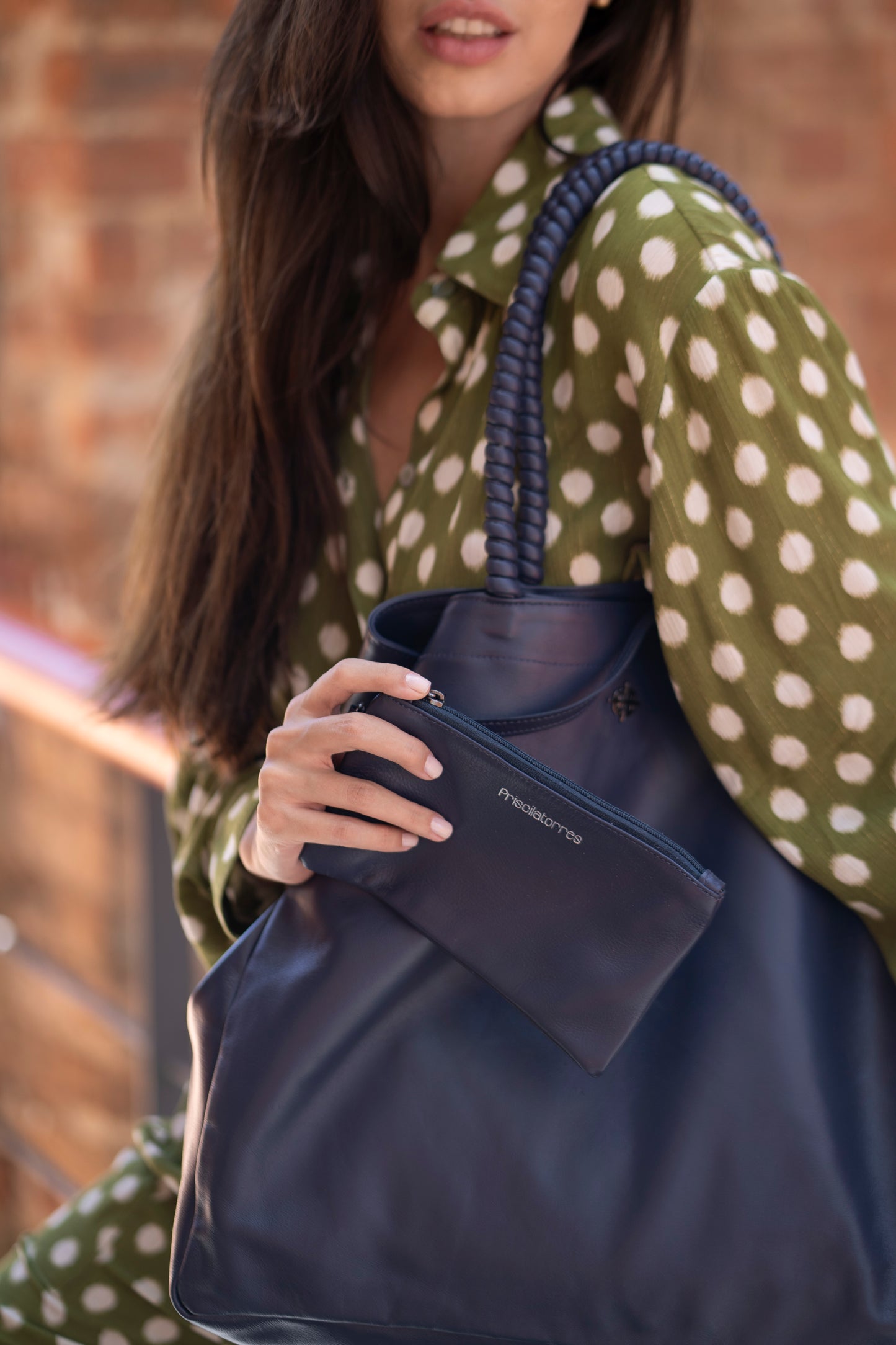 Bolsa Sara Azul Profundo