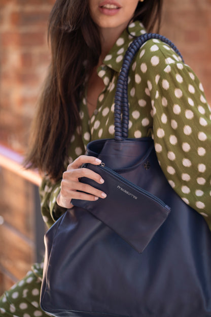 Bolsa Sara Azul Profundo