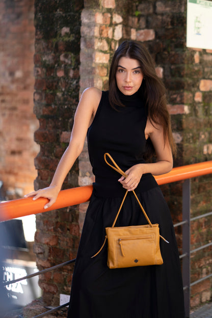 Bolsa Cristina Ocre