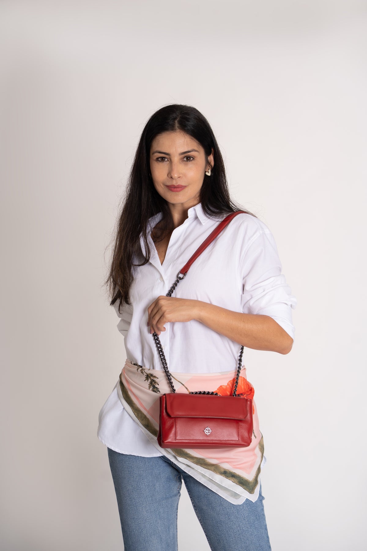 Bolsa Mini Bag Vitoria Rosso