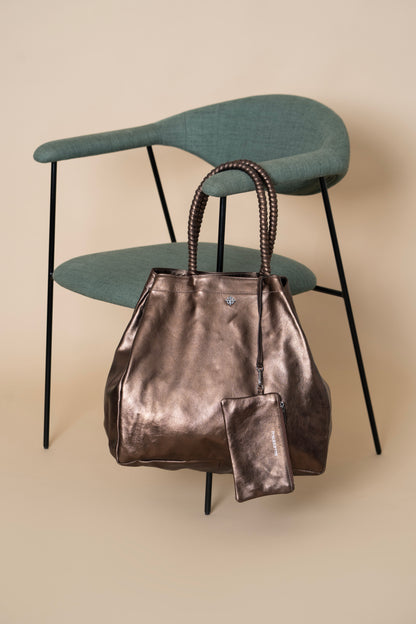 Bolsa Sara Metalizado Minério