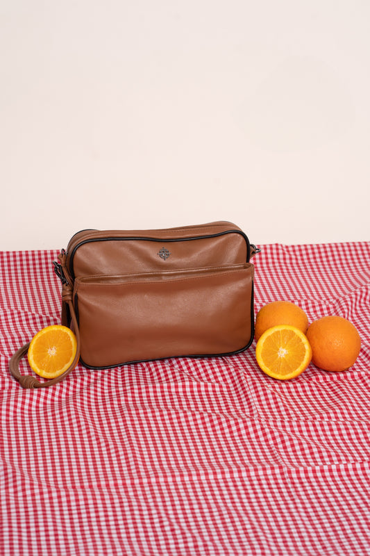 Bolsa Donatella Camello / Nero