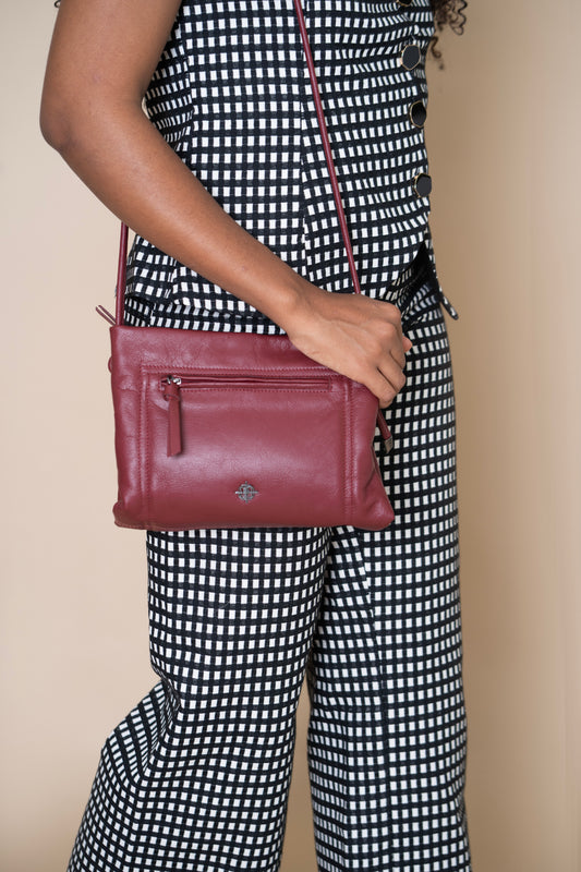 Bolsa Cristina Vermelho Oxido