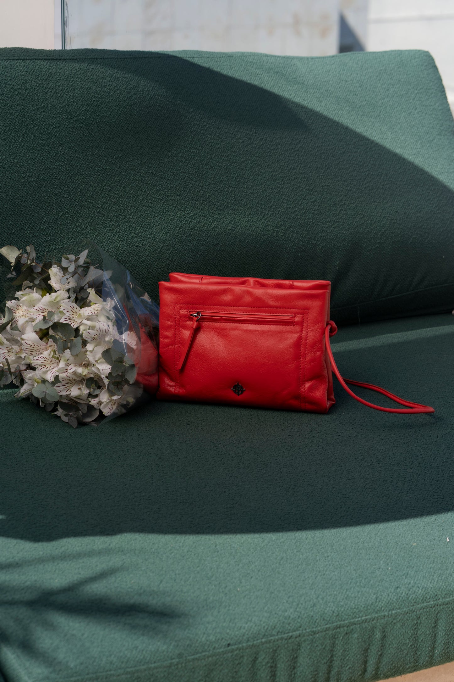 Bolsa Cristina Vermelho Rubra