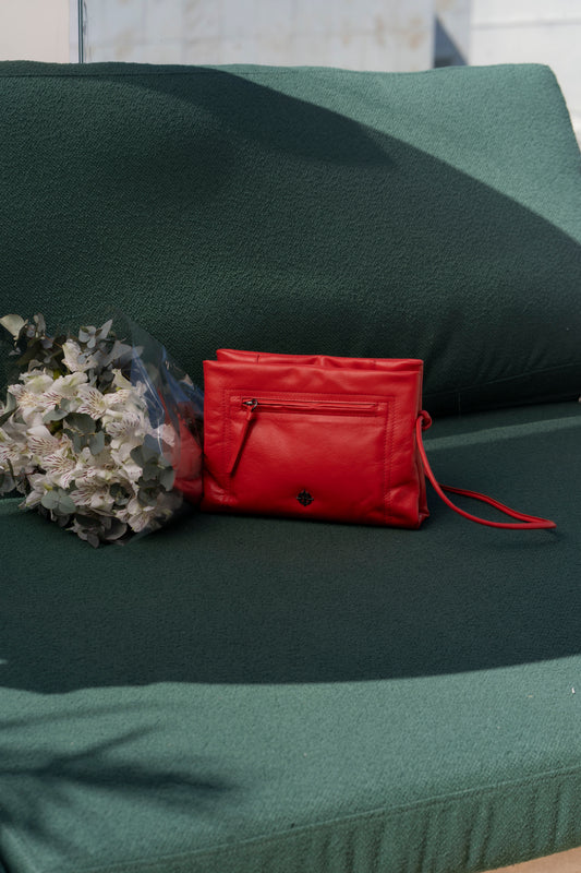 Bolsa Cristina Vermelho Rubra