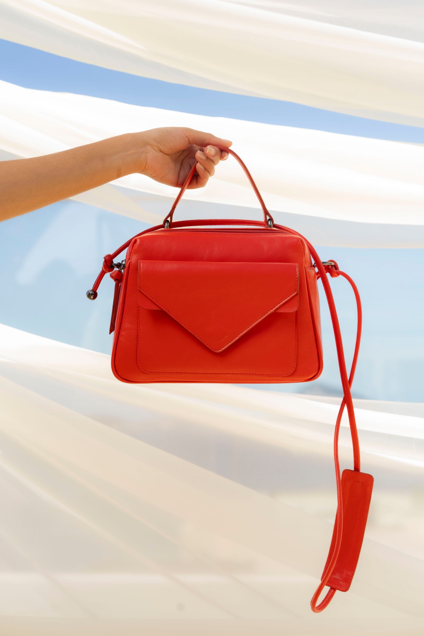 Bolsa Média Anna Vermelho Rubra