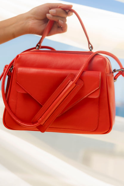 Bolsa Média Anna Vermelho Rubra