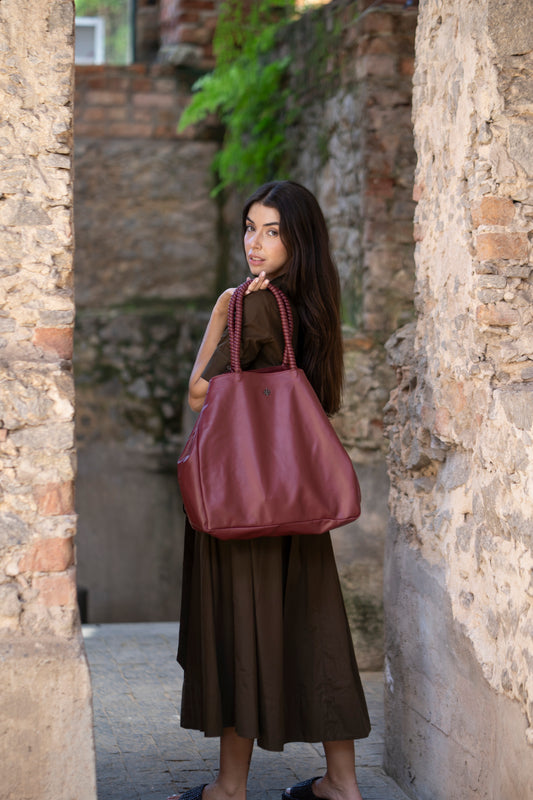 Bolsa Sara Vermelho Óxido