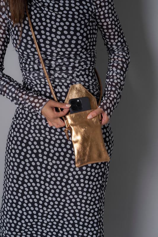 Rimini Cell Phone Holder Metallic Bronze
